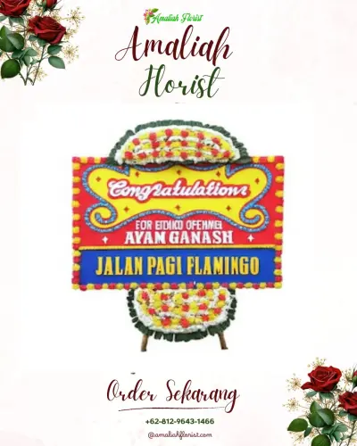 Bunga Papan Congratulation di Sungai Panas